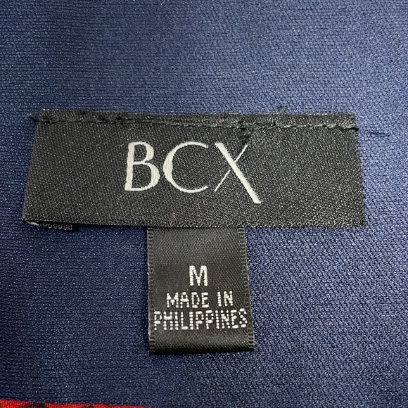 BCX Sleeveless Tribal Aztek Print Dress V-Neck Back Cutout M - Picture 13 of 16